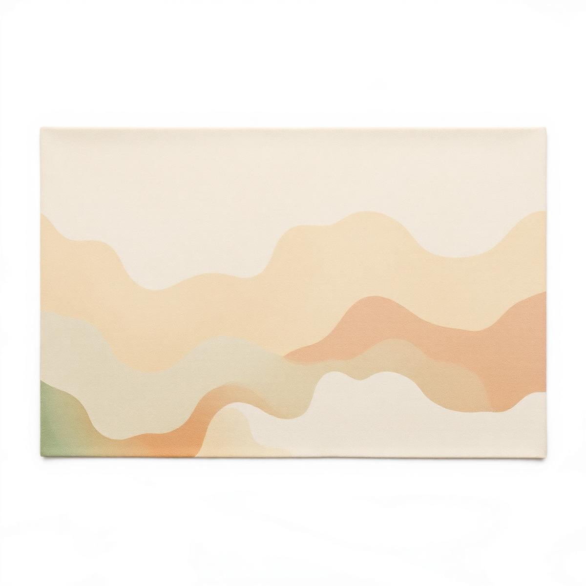 Lotus — Abstract Wash rug, 6x9